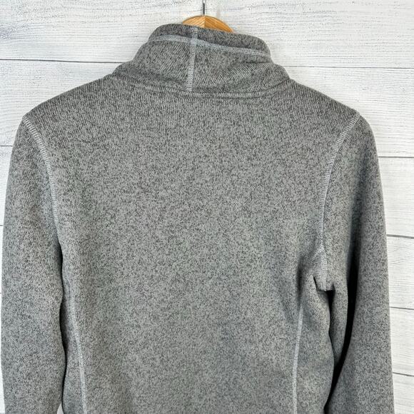 The North Face Womens size Medium Sweater Fleece Zip Up Jacket Gray nf0a3lh8 - Picture 6 of 11